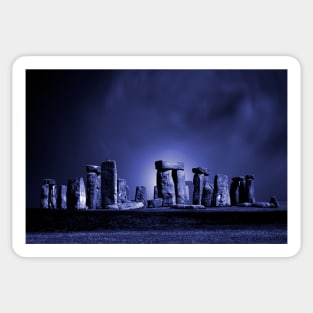 Stonehenge at Night Sticker